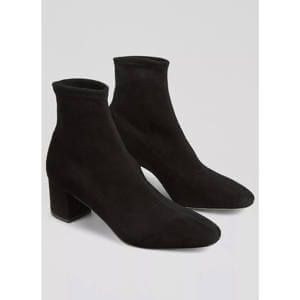 LK Bennett Grove Low Block Stretch Ankle Boots